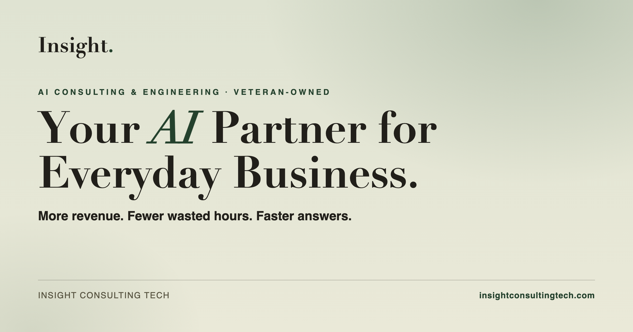 Insight Consulting Tech — Your AI Partner for Everyday Business